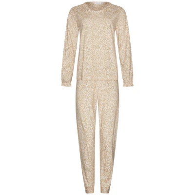 Afbeelding van Pastunette Beige Animal Pyjama Bio Katoen Maat 50