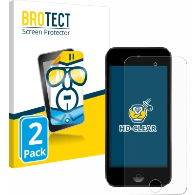 Afbeelding van BROTECT Screenprotector voor Apple iPod Touch (Gen.5/6/7) Folie Beschermfolie transparant (2 Stuks)