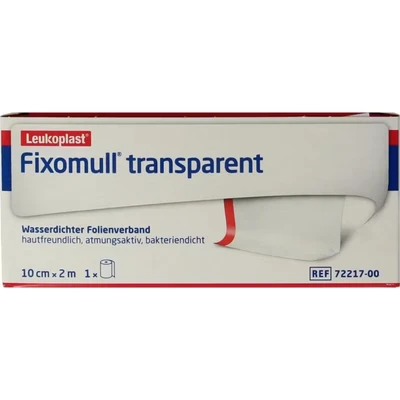 Afbeelding van Fixomull Transparent Fixatiefolie 2mx10cm