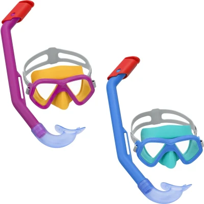 Afbeelding van Bestway Kindermasker en Buis Set Anatomische Band Assorti Kleur +3 Jaar Strand Zwembad 24018