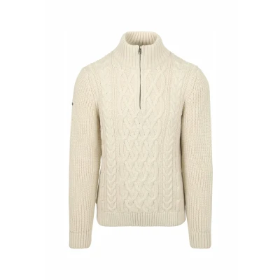 Afbeelding van Superdry Jacob Cable Knit Half Zip Trui Heren