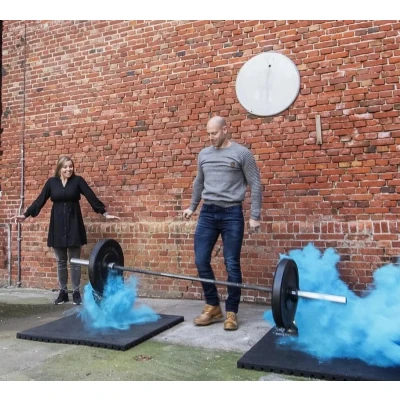 Afbeelding van Gender Reveal Sport Kit Meisje Geslachtsonthulling Bekend making geslacht