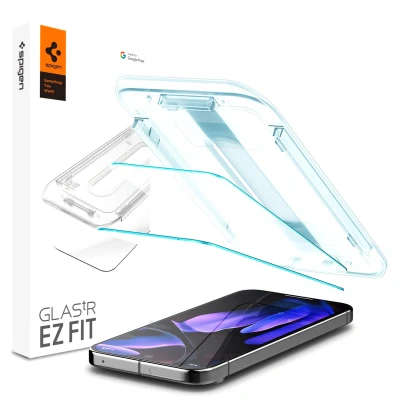 Afbeelding van Spigen Screen Protector Geschikt voor Google Pixel 9 / Pro EZ Fit GLAS.tR 9H Tempered Glass Case Friendly Gemakkelijke Installatie 2 Pack