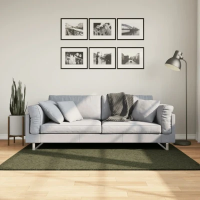 Afbeelding van Vloerkleed HUARTE laagpolig zacht wasbaar 120x170 cm bosgroen