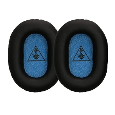 Afbeelding van kwmobile 2x oorkussens geschikt voor Turtle Beach Recon 70 Earpads koptelefoon in zwart