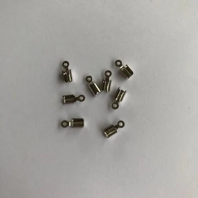 Afbeelding van Koordsluiting klein 5x3mm platinum 8st 11808 1561
