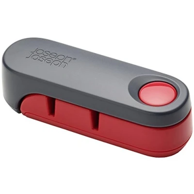 Afbeelding van Joseph 10048 Messenslijper, Kunststof, Rood, 128mm x 40mm