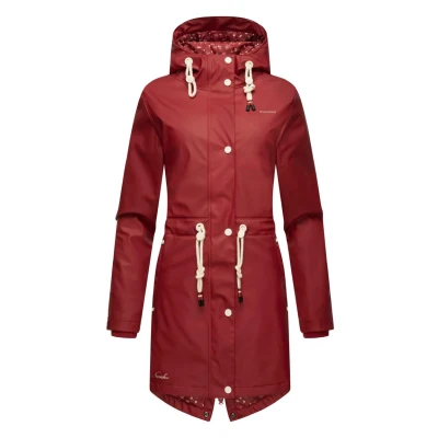 Afbeelding van Navahoo Flower OF Ocean Parka, Dames, Maat: Small, Blood red