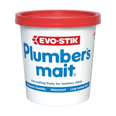 Afbeelding van EVO STIK Loodgieter Mait, niet instelling stopverf voor sanitaire gewrichten, waterdicht, 750g