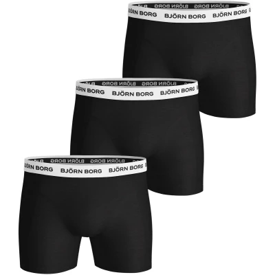 Afbeelding van Boxershort Bjorn Borg Cotton Stretch Boxer Multipack 1 Black (3 pack) M
