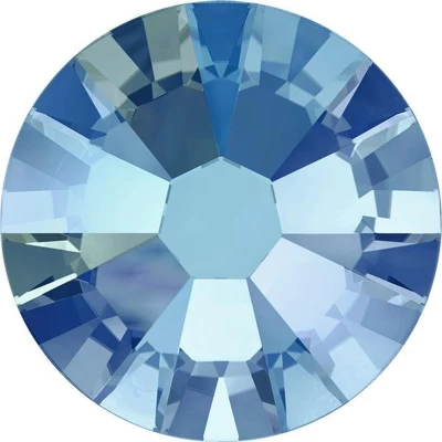 Afbeelding van swarovski Kristal Light Sapphire AB SS10 2,55mm 100 steentjes steentje steen nagels sieraden callance