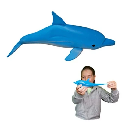 Afbeelding van Rep Pals Dolfijn, rekbaar speelgoed van Deluxebase. Super rekbare dierenreplica&#039;s die echt aanvoelen, geweldig voor kinderen