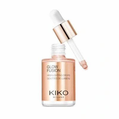 Afbeelding van KIKO Milano Glow Fusion Highlighting Drops 02, Vloeibare Gezichtshighlighter Met Metallic Finish