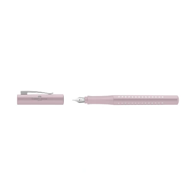 Afbeelding van Vulpen Faber Castell Grip sparkle F rose