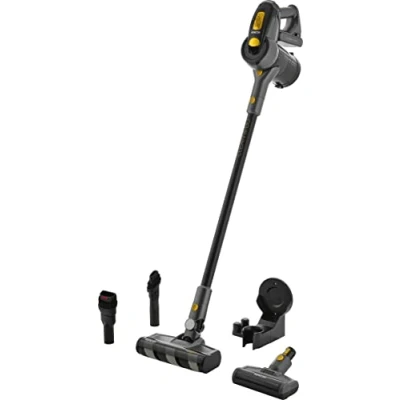 Afbeelding van SENCOR Draadloze stofzuiger, 3 in 1, 50 minuten looptijd, modulaire snelheid, 360 graden, krachtige digitale BDLC motor, 400 W, cycloonfilter, Cat&amp;Dog Kit en accessoires compleet 8725GD