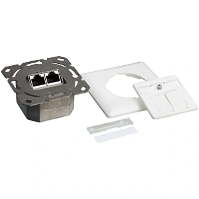 Afbeelding van LogiLink NP0123 wandcontactdoos 2x RJ45