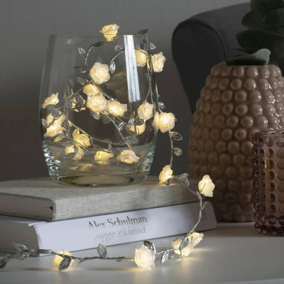 Afbeelding van Konstsmide 3212 303 Lichtkettingsysteem Binnen werkt op batterijen Aantal lampen 25 LED Warmwit Verlichte lengte: 1.5 m