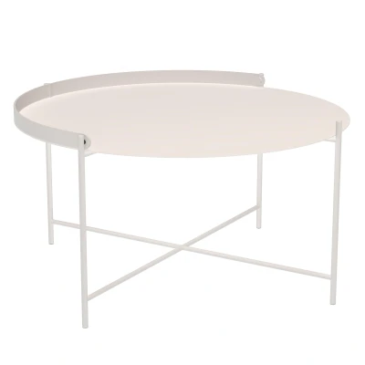 Afbeelding van Houe Edge bijzettafel Ø76 Muted White