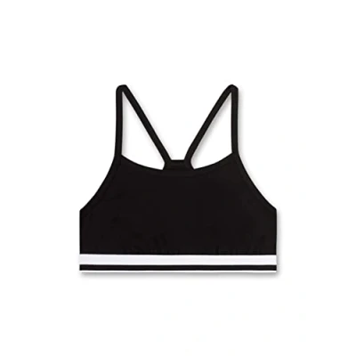 Afbeelding van Sanetta meisjes sport bh, Super zwart., 164 cm