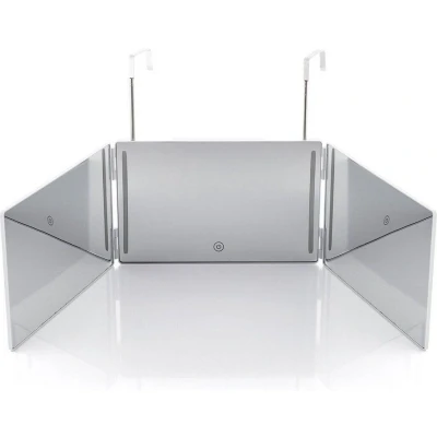 Afbeelding van Badkamerspiegel met LED 360º SINE Lithium batterij