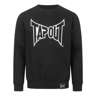 Afbeelding van Tapout Rundhals Normale Passform Marfa Sweater, Heren, Maat: Large, Black white