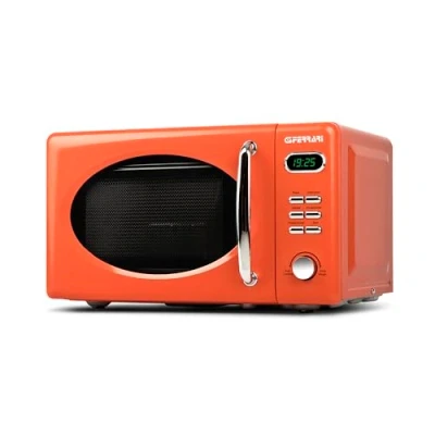 Afbeelding van G3 Ferrari Sapormio Vintage G10155 Magnetron met digitale combinatie, 1150 W, 20 liter, 8 programma&#039;s, 4 kookmodi, inclusief accessoires, timer 60 min, oranje