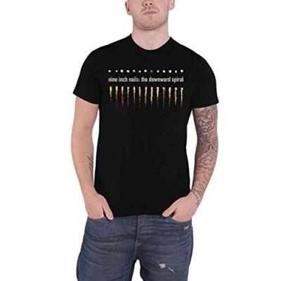 Afbeelding van Nine Inch Nails Downward Spiral Heren T shirt XL Zwart