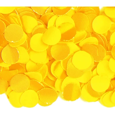 Afbeelding van Gele Confetti zak van 1 kilo