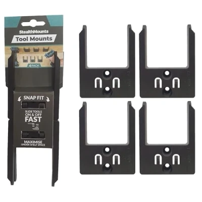 Afbeelding van StealthMounts TM MK40 BLK 4 Gereedschapshouders Voor Makita 40v XGT Zwart Stuks
