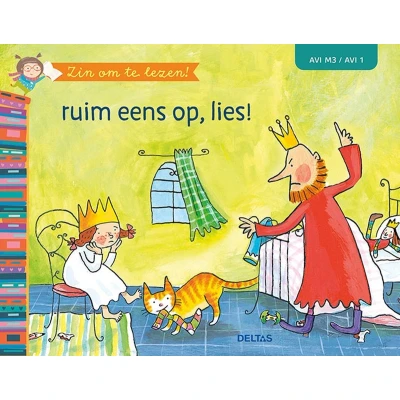 Afbeelding van Deltas Leesboek, Zin om te lezen! Ruim eens op, Lies! ( AVI M3/AVI 1 )