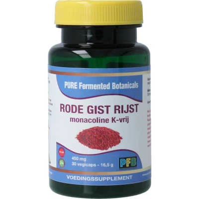 Afbeelding van Snp Rode Gist Rijst Monacoline K vrij Puur, 30 Veg. capsules