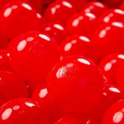 Afbeelding van KiddyMoon Plastic Ballen Voor Kinderen Ø 7 Cm Kleurig Gecertificerd Gemakt In EU, Rood,700
