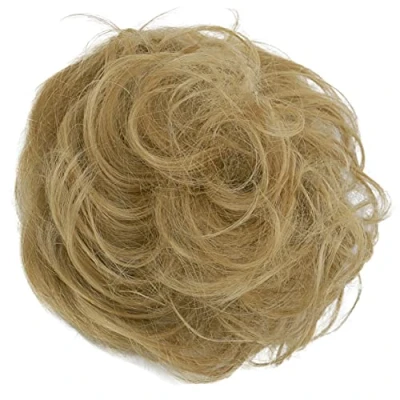 Afbeelding van CAISHA 100% ECHT HAAR Haarelastiek Haarstuk Haarverdikking Vlecht Haarband Haaraccessoires Honingblond H312j