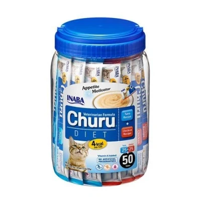 Afbeelding van Churu Diet Appetite Motivator Kip &amp; Tonijn 50 sticks