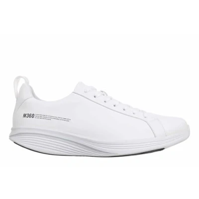 Afbeelding van MBT M360 E2 hardloopschoenen voor heren, moderne stijl, anatomisch en comfortabel, fysiologische schoenen comfort stabiliteit met schommelzool., Wit, 42 EU