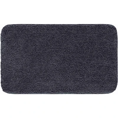 Afbeelding van Grund Badmat 27 mm, Ultrazacht en absorberend, Antislip, 5 jaar garantie, MELANGE, 80x140 cm, graniet