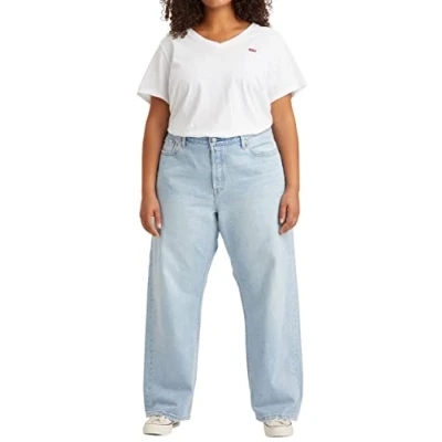 Afbeelding van Levi&#039;s Plus 501 90s Jeans Blauw Dames