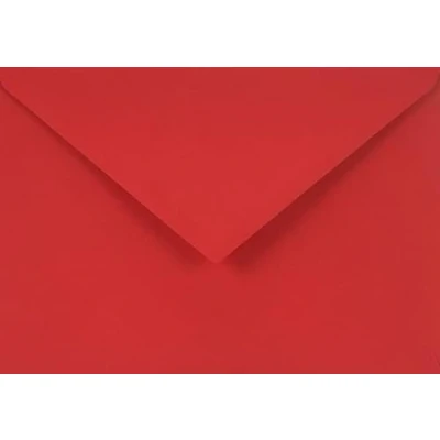 Afbeelding van Netuno 25 enveloppen rood DIN C6, 114 x 162 mm, 115 g, Sirio Color Lampone rode voor bruiloft, verjaardag, doop, Kerstmis, kleurrijke enveloppen, uitnodigingsenveloppen,
