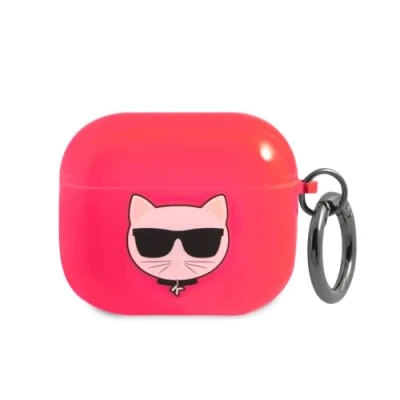 Afbeelding van Karl Lagerfeld KLA3UCHFP Hoes voor AirPods 3 Cover roze/roze Choupette
