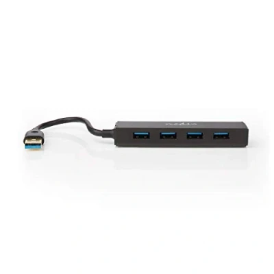 Afbeelding van USB A hub Nedis (USB naar 4 x A, Busgevoed)