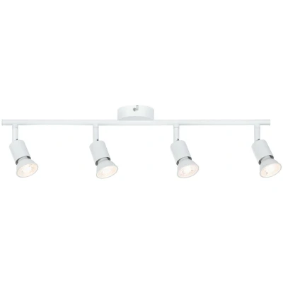 Afbeelding van Paulmann 66754 spreidlicht Carolina 4 lamps max. 4x10 watt plafondlamp wit mat spot metaal GU10