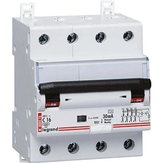 Afbeelding van Legrand aardlekautomaat dx3 4p c20a 6000a 30ma biconnect 411235