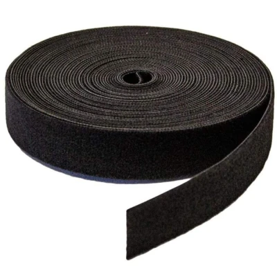 Afbeelding van Allteq Klittenband Kabelbinder 13mm breed Zwart 3 meter