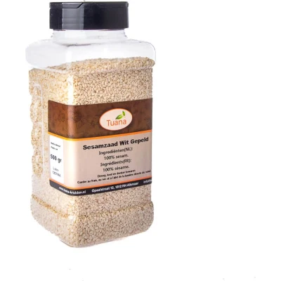 Afbeelding van Sesamzaad Wit Gepeld GP0244 500 gram