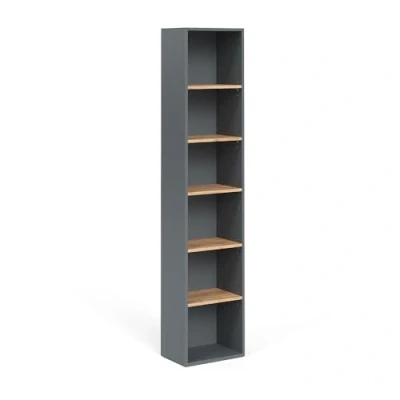 Afbeelding van Vicco ViktorHoge kast 40.2 x 188.6 cm Antraciet/gouden eik