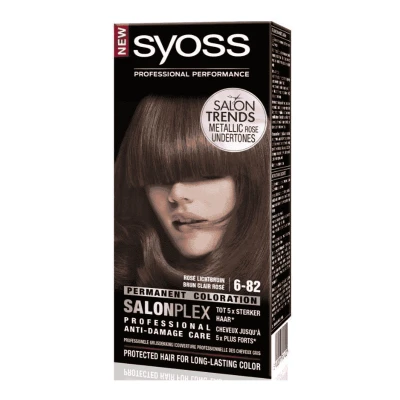 Afbeelding van Syoss Professional Haarverf 6 82 Rose Lichtbruin
