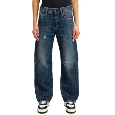 Afbeelding van G Star RAW Bowey 3D Boyfriend, Blauw (Antique Faded Blue Heron Restored D25372 d776 g757), 29W x 34L