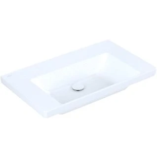 Afbeelding van Villeroy &amp; Boch Subway 3.0 meubelwastafel wit ceramic+ (80 x 47 cm)