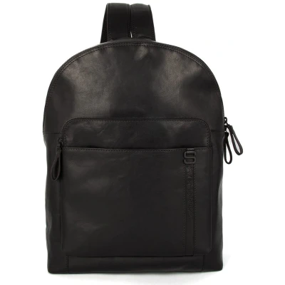 Afbeelding van Spikes &amp; Sparrow Berry Diaper Business Backpack black Leren tas Luiertas