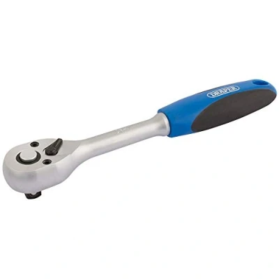 Afbeelding van Draper Omkeerbare Soft Grip Ratel 1/2&quot; Vierkante aandrijving 72 tanden Momentsleutel 16428
